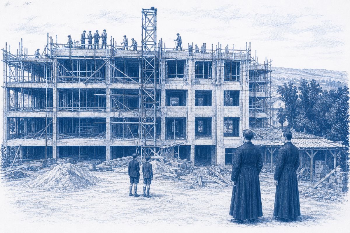 Construcción del nuevo colegio